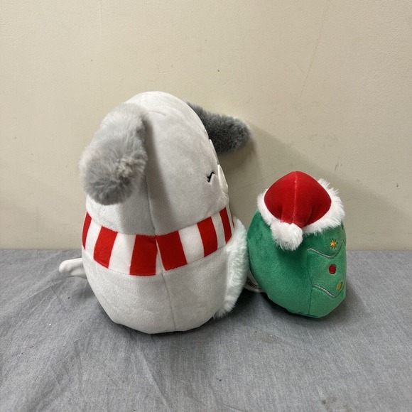 Squishmallow Holiday Ivy Dog 8” & Carol 5" Kellytoy 2022 NWT Plush Stuffed Chrty - Picture 2 of 10